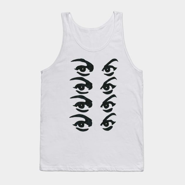 All Eyes on Me Tank Top by NorthOfLongIsland